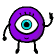 eye jumps Slack emoji