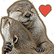 otter hug Slack emoji