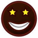 starry eyed Slack emoji