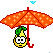 umbrella pear Slack emoji