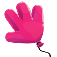 waving balloon Slack emoji