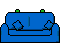 couch peek Slack emoji