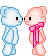 kissing bears Slack emoji