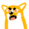 angry corgi Slack emoji