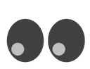 eyes gray Slack emoji