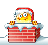 santa chimney Slack emoji