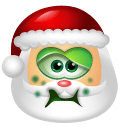 santa claus sick Slack emoji