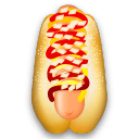 hot dog Slack emoji