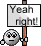 yeah right Slack emoji