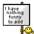 nothing funny to add Slack emoji