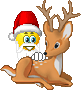 reindeer santa Slack emoji