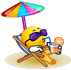 vacation Slack emoji