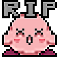 kirby rip Slack emoji