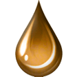 gold droplet Slack emoji