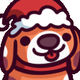 xmas pup Slack emoji