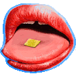 acid mouth Slack emoji