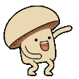 mushroom dance Slack emoji