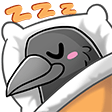 zzz crow Slack emoji