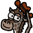 giraffe howdy Slack emoji