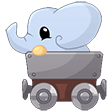 elepant cart Slack emoji