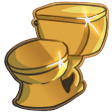 gold toilet Slack emoji