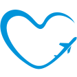 airplane love Slack emoji