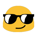 blob sunglasses Slack emoji