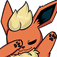 flareon dab Slack emoji
