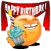 happy birthday Slack emoji