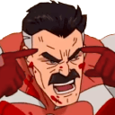 mustache man yell Slack emoji