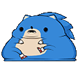 fat sonic Slack emoji
