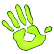 handprint Slack emoji
