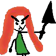 evil girl Slack emoji