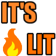 its lit Slack emoji