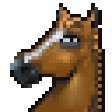 horse smile Slack emoji