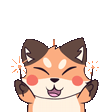fox sparkler Slack emoji