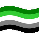 prideflag aromantic animated Slack emoji