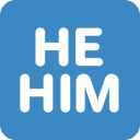 he him Slack emoji