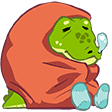 gator cozy Slack emoji