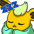 flareon sleep Slack emoji
