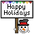 happy holidays Slack emoji