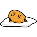 gudetama lying Slack emoji