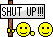 shut up Slack emoji