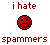 i hate spammers Slack emoji