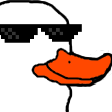 quack shades Slack emoji