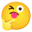 silly think Slack emoji