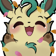 leafeon hype Slack emoji