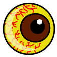 eyeball yellow Slack emoji