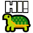 hi turtle Slack emoji