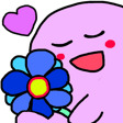kirby flowers Slack emoji